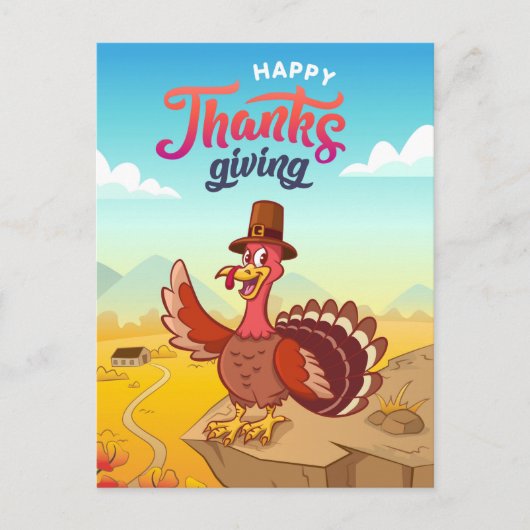 Happy Thanksgiving Briefkaart (Voorkant)
