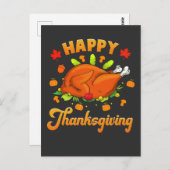 Happy Thanksgiving Briefkaart (Voorkant / Achterkant)