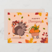 Happy Thanksgiving Briefkaart (Voorkant / Achterkant)