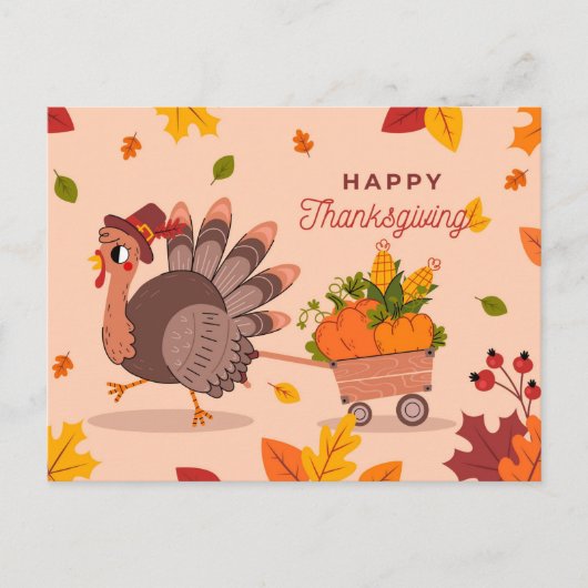 Happy Thanksgiving Briefkaart (Voorkant)