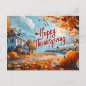 Happy Thanksgiving Briefkaart (Voorkant)