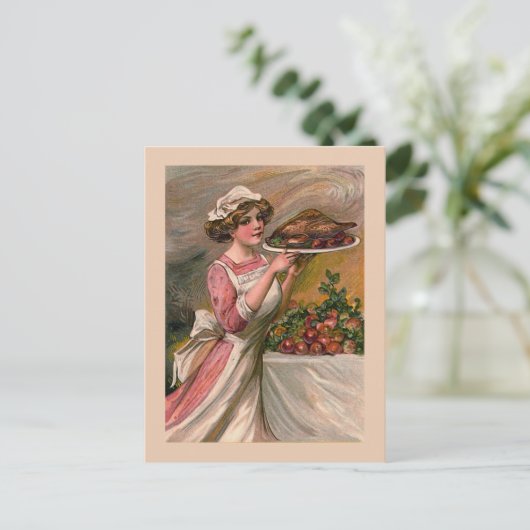 Happy Thanksgiving  Briefkaart (Staand voorkant)