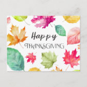 Happy Thanksgiving Briefkaart (Voorkant)