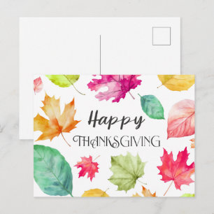 Happy Thanksgiving Briefkaart