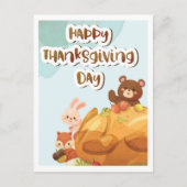 Happy Thanksgiving Briefkaart (Voorkant)