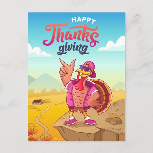 Happy Thanksgiving Briefkaart (Voorkant)