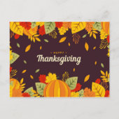 Happy Thanksgiving Briefkaart (Voorkant)
