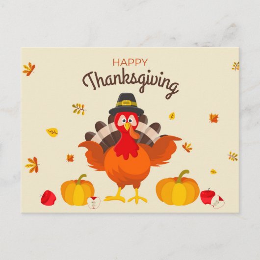 Happy Thanksgiving Briefkaart (Voorkant)