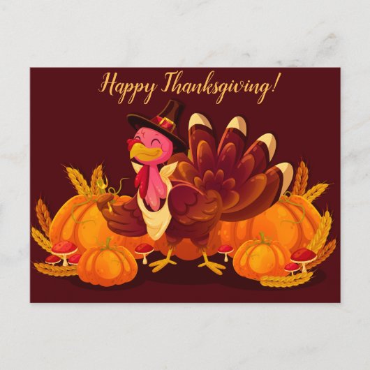 Happy Thanksgiving Briefkaart (Voorkant)