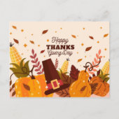 Happy Thanksgiving Briefkaart (Voorkant)