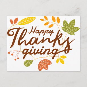 Happy Thanksgiving Briefkaart