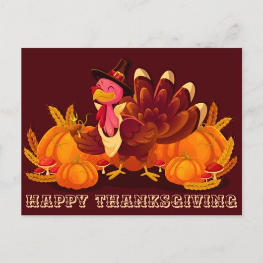 Happy Thanksgiving Briefkaart (Voorkant)