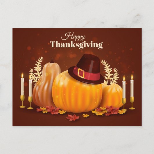 Happy Thanksgiving Briefkaart (Voorkant)