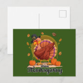 Happy Thanksgiving Briefkaart (Voorkant / Achterkant)