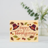 Happy Thanksgiving Briefkaart (Staand voorkant)