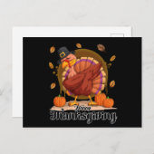 Happy Thanksgiving Briefkaart (Voorkant / Achterkant)