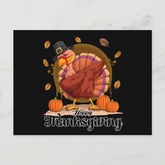 Happy Thanksgiving Briefkaart (Voorkant)