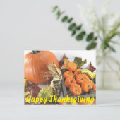 Happy Thanksgiving Briefkaart (Staand voorkant)