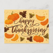 Happy Thanksgiving Briefkaart (Voorkant)