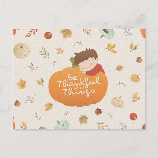 Happy Thanksgiving Briefkaart (Voorkant)