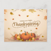 Happy Thanksgiving Briefkaart (Voorkant)