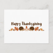 Happy Thanksgiving Briefkaart (Voorkant)