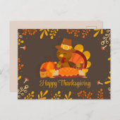 Happy Thanksgiving Briefkaart (Voorkant / Achterkant)