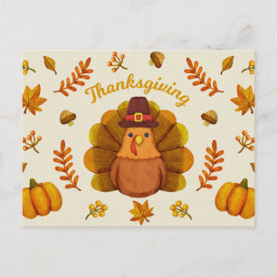 Happy Thanksgiving Briefkaart