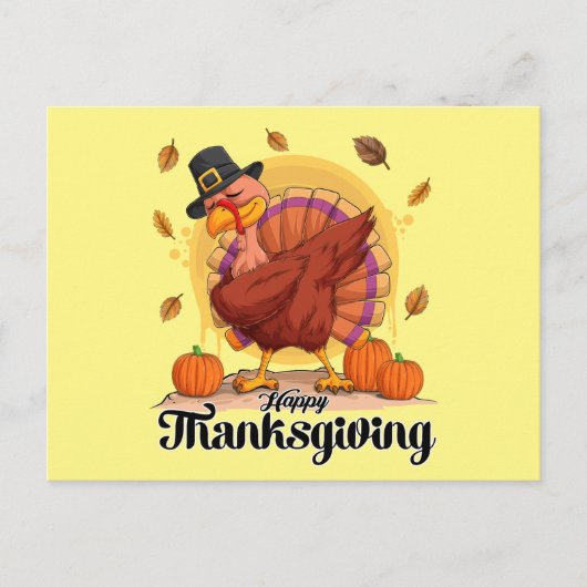 Happy Thanksgiving Briefkaart (Voorkant)