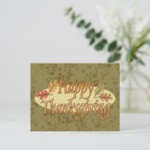 Happy Thanksgiving Briefkaart (Staand voorkant)