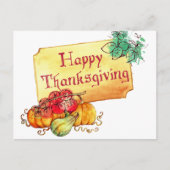 Happy Thanksgiving Briefkaart (Voorkant)