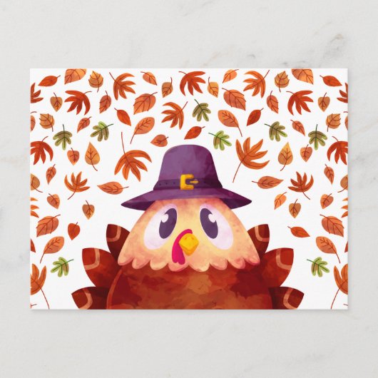 Happy Thanksgiving Briefkaart (Voorkant)