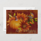 Happy Thanksgiving Briefkaart (Voorkant / Achterkant)