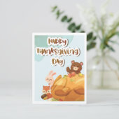 Happy Thanksgiving Briefkaart (Staand voorkant)