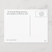 Happy Thanksgiving Briefkaart (Achterkant)