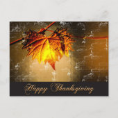 Happy Thanksgiving Briefkaart (Voorkant)