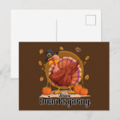 Happy Thanksgiving Briefkaart (Voorkant / Achterkant)
