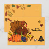 Happy Thanksgiving Briefkaart (Voorkant / Achterkant)