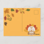 Happy Thanksgiving Briefkaart (Achterkant)