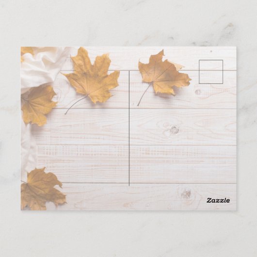 Happy Thanksgiving Briefkaart (Achterkant)