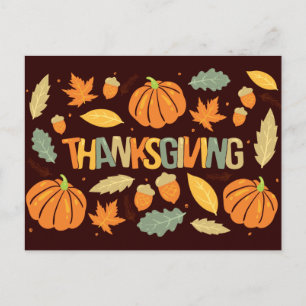 Happy Thanksgiving Briefkaart