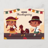 Happy Thanksgiving Briefkaart (Voorkant)