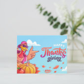 Happy Thanksgiving Briefkaart (Staand voorkant)