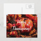 Happy Thanksgiving-briefkaart Feestdagenkaart (Voorkant / Achterkant)