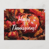 Happy Thanksgiving-briefkaart Feestdagenkaart (Voorkant)