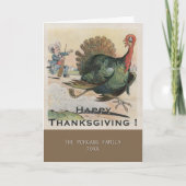 Happy Thanksgiving Bryan's Thanksgiving Kaart (Voorkant)
