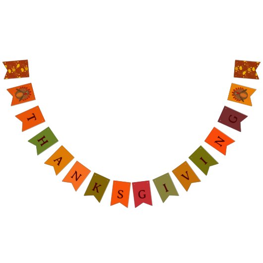 HAPPY THANKSGIVING bunting banner (Alle)