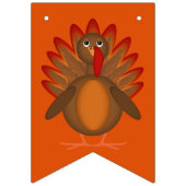 HAPPY THANKSGIVING bunting banner (Tweede vlag)
