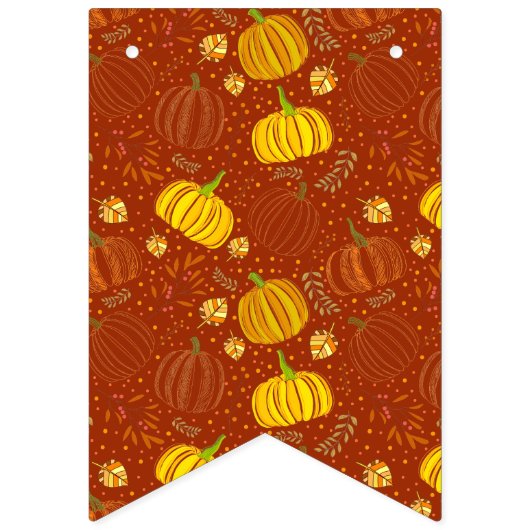 HAPPY THANKSGIVING bunting banner (Eerste vlag)