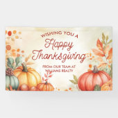 Happy Thanksgiving Business Banner (Horizontaal)